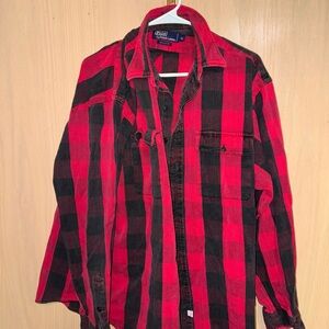 Red and Black checkered Polo Ralph Lauren